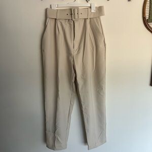 Zara tan trousers